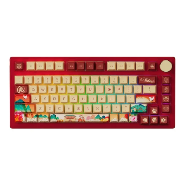 Клавиатура Akko PC75B Plus Year Of Tiger (TTC Flame Red)